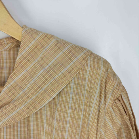 DOUCE KETTY セーラーカラー チェック ワンピース レディース