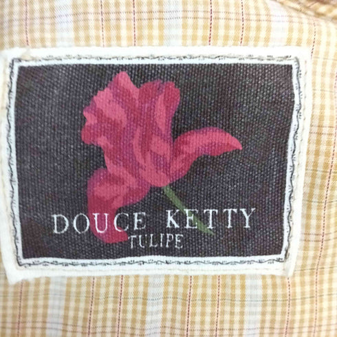 DOUCE KETTY セーラーカラー チェック ワンピース レディース