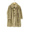 High Fashion new Roman ファーステンカラーコート レディース