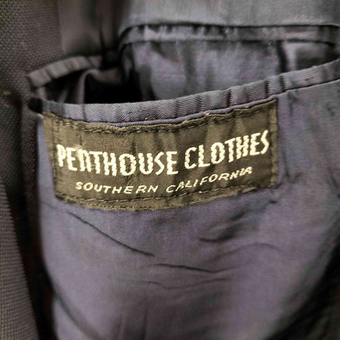 PENTHOUSE CLOTHES 背抜き 金ボタン 紺ブレザー メンズ