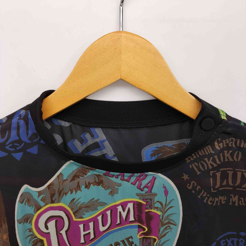 トクコプルミエヴォル TOKUKO 1er VOL RHUM プリント 切替 S/S チュニック レディース 9