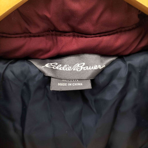 エディーバウアー Eddie Bauer ロゴ 刺繍 ダウン フェザー シャツ ジャケット ブルゾン メンズ import:M
