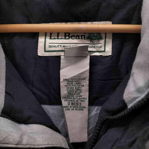エルエルビーン L.L.Bean GOOSE DOWN グースダウン 八の字ジップ ポケット スタンドネック ジャケット ブルゾン メンズ import:L