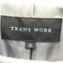 トランスワーク TRANS WORK ウール カシミヤ スタンドカラー ロングコート レディース JPN:38