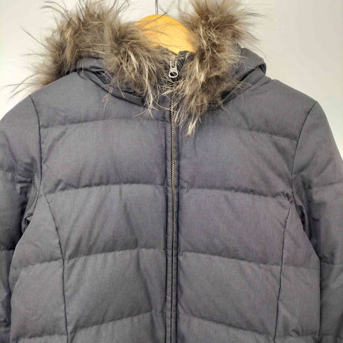 ニジュウサンク 23区 リモンタ製生地 ラクーンファー ダウンジャケット レディース JPN:38