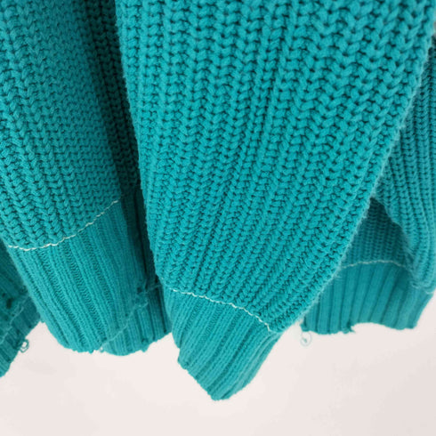 メゾンスペシャル MAISON SPECIAL プライムオーバークラッシュニットクルーネックプルオーバー メンズ 1