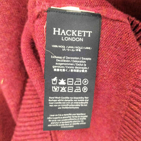 ハケットロンドン hackett london lamswool crew メンズ import:L