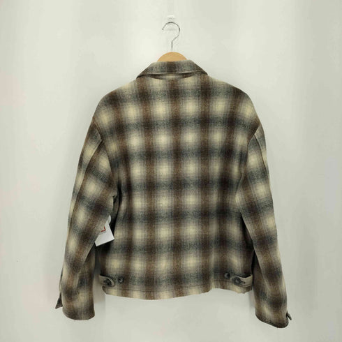 ATTRACTIVE 90s BE HOT CO LTD Ombre Check オンブレチェック ジップアップジャケット メンズ M