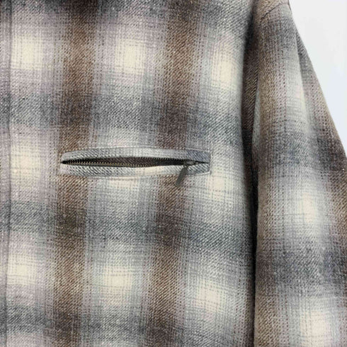 ATTRACTIVE 90s BE HOT CO LTD Ombre Check オンブレチェック ジップアップジャケット メンズ M