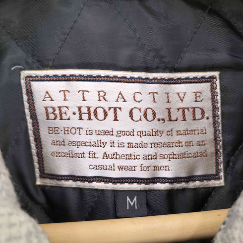 ATTRACTIVE 90s BE HOT CO LTD Ombre Check オンブレチェック ジップアップジャケット メンズ M