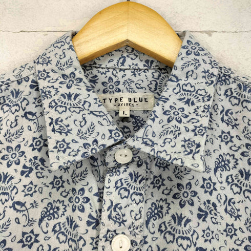アヴィレックス AVIREX フラワー 半袖シャツ メンズ JPN:L