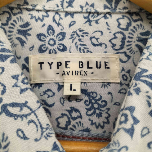 アヴィレックス AVIREX フラワー 半袖シャツ メンズ JPN:L