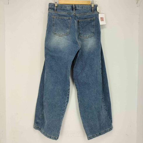 Cigarettes & valentines ギミックデザイン ワイドデニムパンツ レディース 1