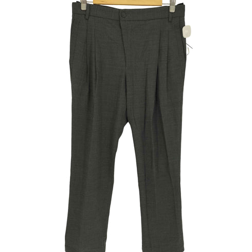 エンポリオアルマーニ EMPORIO ARMANI 12SS イタリア製 MATT LINE バージンウール 2タック ジップアップ スラックス パンツ メンズ