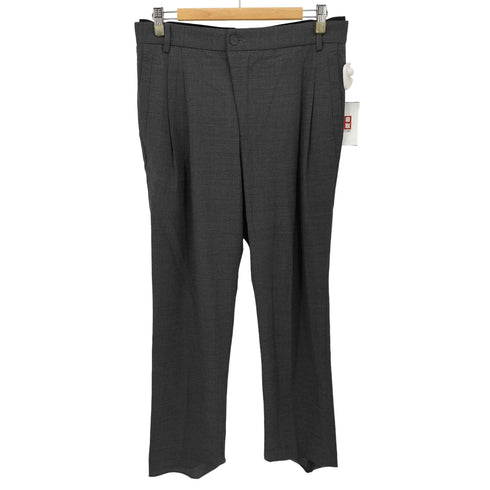 エンポリオアルマーニ EMPORIO ARMANI 12SS イタリア製 MATT LINE バージンウール 2タック ジップアップ スラックス パンツ メンズ