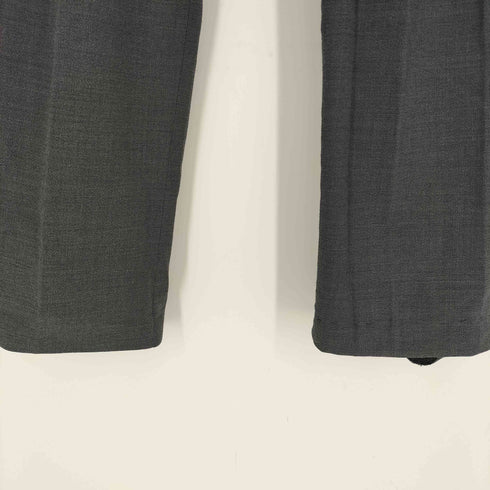 エンポリオアルマーニ EMPORIO ARMANI 12SS イタリア製 MATT LINE バージンウール 2タック ジップアップ スラックス パンツ メンズ