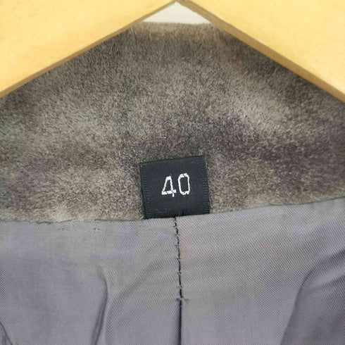 エヒデスレザー ECHT LEDER エポレット付 ミリタリー サファリジャケット メンズ 40