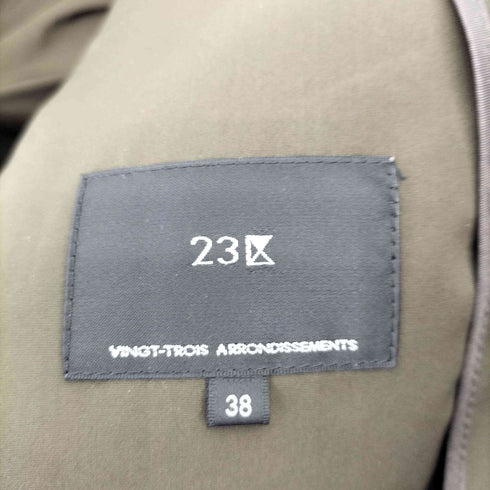 ニジュウサンク 23区 23AW ブライトウェザークロス フーテッド アウター レディース JPN:38