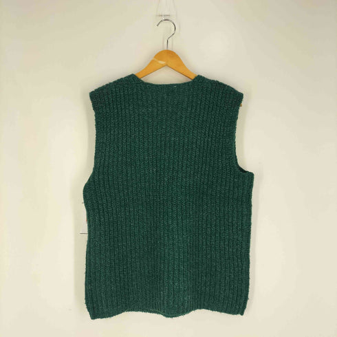 クレイジーホース CRAZY HORSE モヘア混 Vネック シャギー ニットベスト メンズ