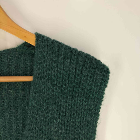 クレイジーホース CRAZY HORSE モヘア混 Vネック シャギー ニットベスト メンズ