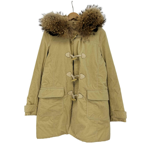 セオリー theory ELLIE B RHYME ファー付き コーデュロイ 中綿 ダッフルジャケット レディース import:M