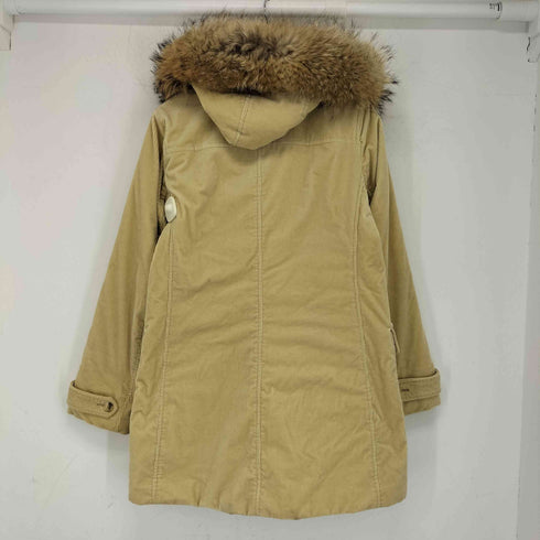 セオリー theory ELLIE B RHYME ファー付き コーデュロイ 中綿 ダッフルジャケット レディース import:M