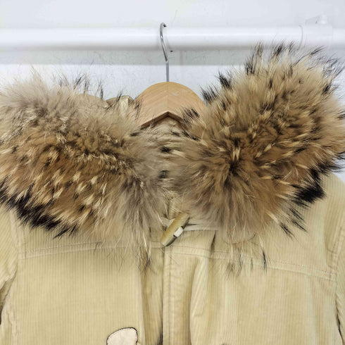 セオリー theory ELLIE B RHYME ファー付き コーデュロイ 中綿 ダッフルジャケット レディース import:M