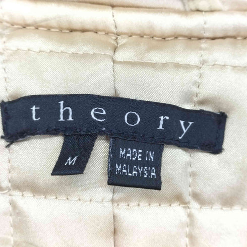 セオリー theory ELLIE B RHYME ファー付き コーデュロイ 中綿 ダッフルジャケット レディース import:M