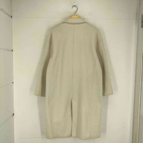 ザラ ZARA textured coat white レディース XS