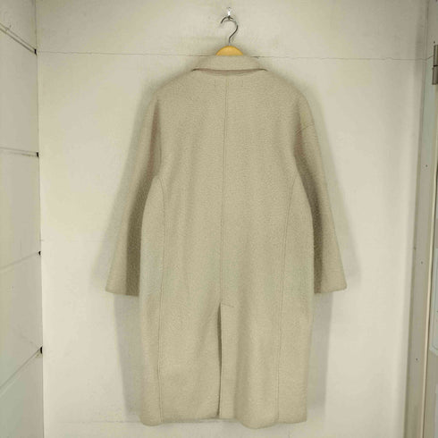 ザラ ZARA textured coat white レディース XS