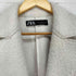 ザラ ZARA textured coat white レディース XS