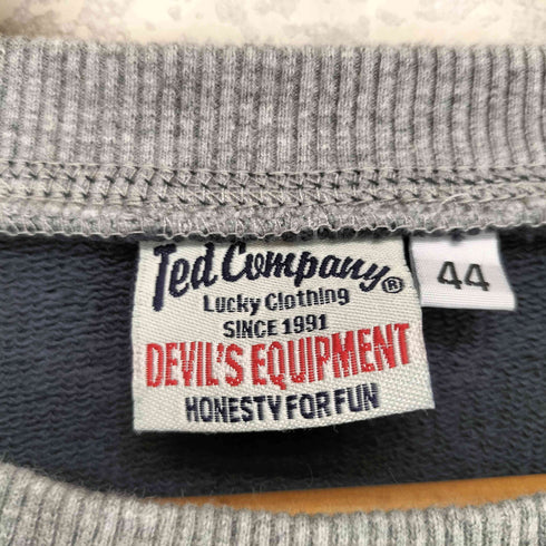テッドカンパニー TED COMPANY U.S.AIRFORCE 前V 2トーン クルーネックスウェット メンズ JPN:44