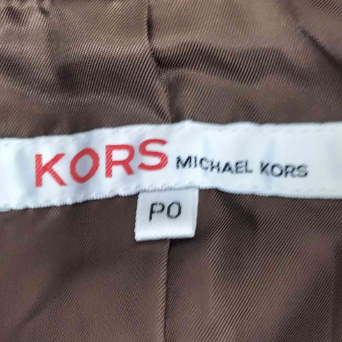 マイケルコース Michael Kors ラムレザーピーコート レディース JPN:0
