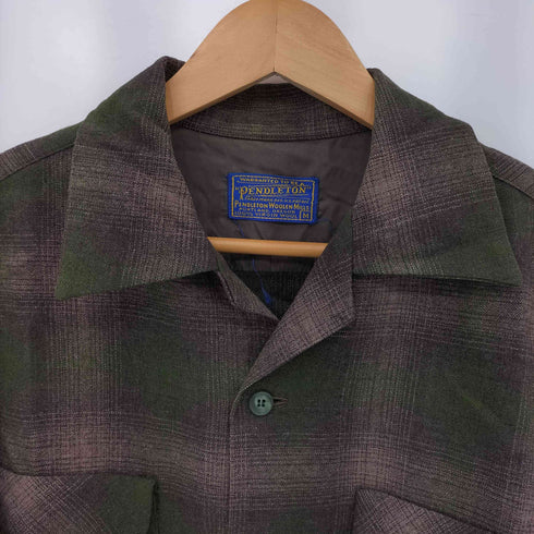ペンドルトン PENDLETON 40s ウール ロングスリーブ チェックシャツ メンズ M