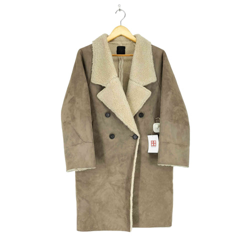 ケイビーエフ KBF フェイクムートンコート レディース ONE