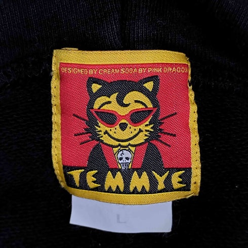 TEMMYE 両面プリントプルオーバーパーカー メンズ JPN:L