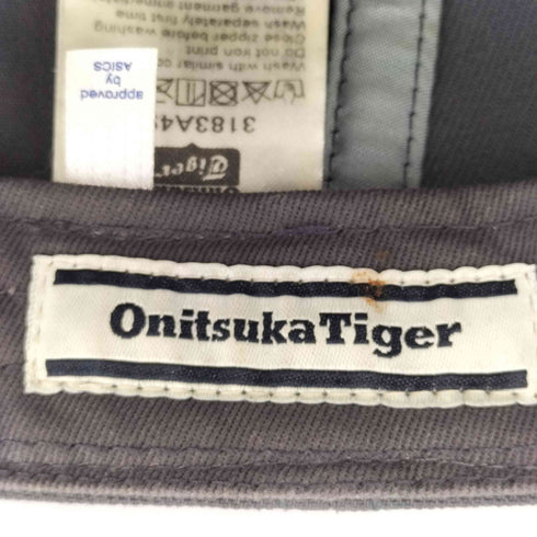オニツカタイガー ONITSUKA TIGER フロントロゴ ベースボールキャップ メンズ OS