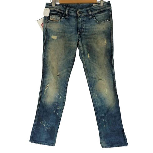 ディーゼル DIESEL LHELA ダメージ加工 デニムパンツ メンズ 26×30