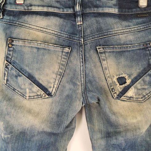 ディーゼル DIESEL LHELA ダメージ加工 デニムパンツ メンズ 26×30