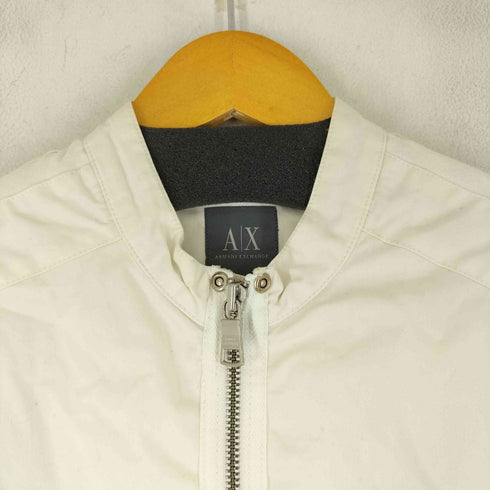 アルマーニエクスチェンジ ARMANI EXCHANGE コットンシングルライダースジャケット メンズ import:XS