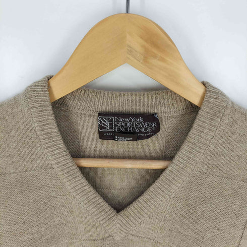 NEWYORK SPORTSWEAR EXCHANGE Vネック ニット メンズ import:M