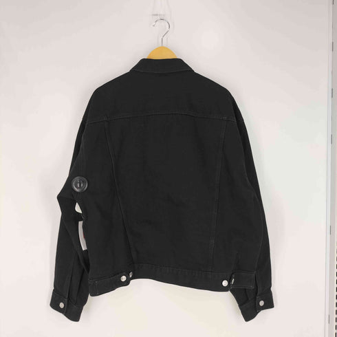カルバンクライン CALVIN KLEIN 90S クラッシック ブラック トラッカージャケット メンズ import:XL