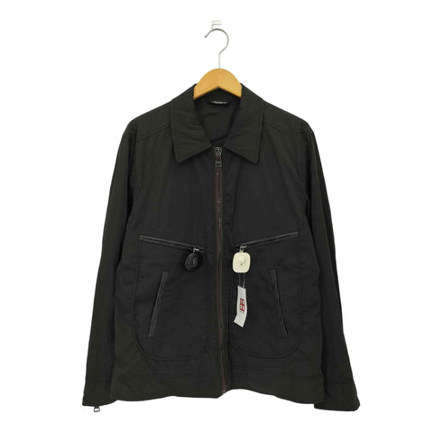 ドルチェアンドガッバーナ DOLCE&GABBANA ラムスキン マルチポケット ナイロン ジャケット メンズ 52