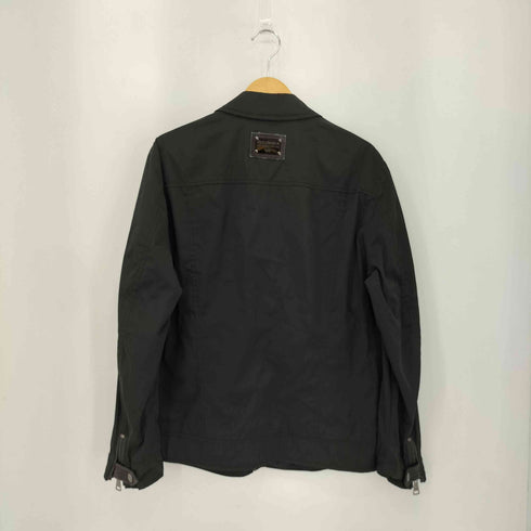 ドルチェアンドガッバーナ DOLCE&GABBANA ラムスキン マルチポケット ナイロン ジャケット メンズ 52