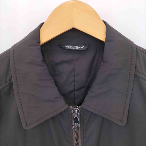 ドルチェアンドガッバーナ DOLCE&GABBANA ラムスキン マルチポケット ナイロン ジャケット メンズ 52