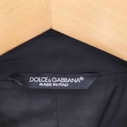 ドルチェアンドガッバーナ DOLCE&GABBANA ラムスキン マルチポケット ナイロン ジャケット メンズ 52