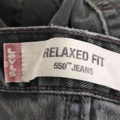 リーバイス Levis 00S USA製 550 RELAXED FIT 後染めブラックデニム メンズ W38/L29