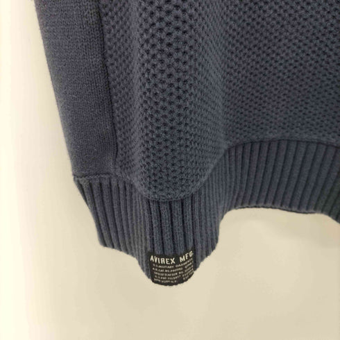 アヴィレックス AVIREX ARMY HARD WASH Vネック ニット メンズ JPN:L