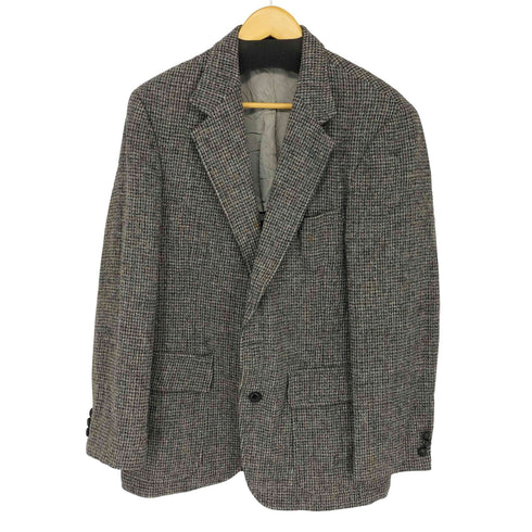 ハリスツイード Harris Tweed USA製 ツイードテーラードジャケット メンズ US:40