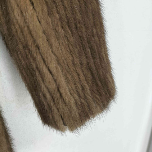サガミンク SAGA MINK JINDO MINK FUR 銀サガ ミンクファーダブルチェスターコート レディース 11